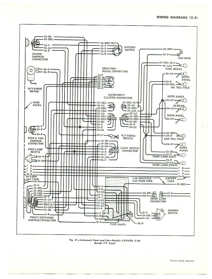 66 Chevy Truck Wiring