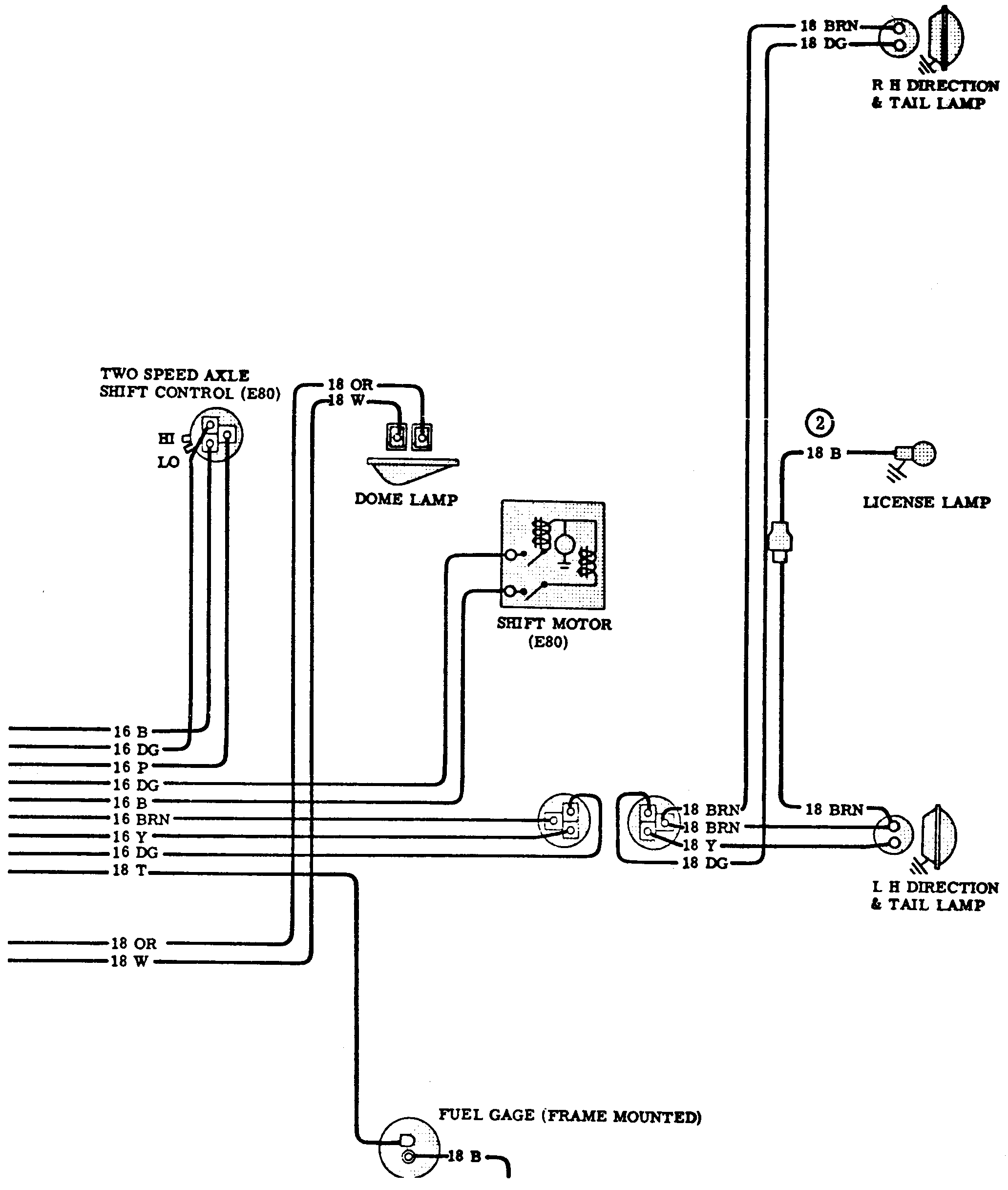 1966 C10 Tail Light Wiring Diagram - Heavy Wiring