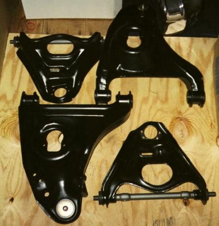 Painted front control arms